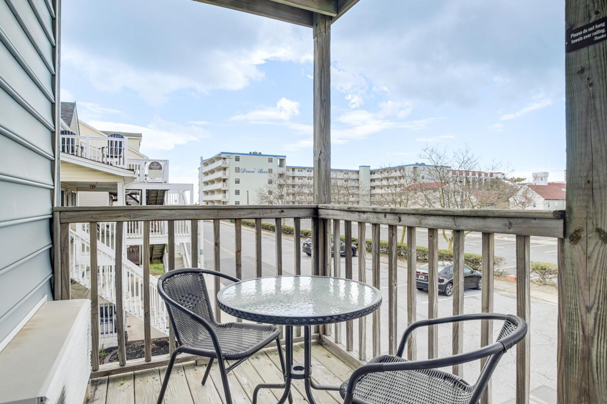 Ocean City Studio With Balcony - Steps To Boardwalk! Exterior foto